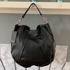 Treesje Black Leather Purse NWT